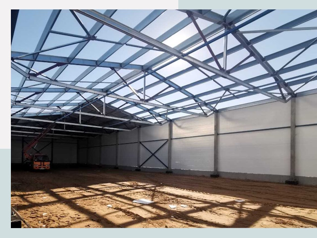 Строительство сенохранилищ в Малоярославце