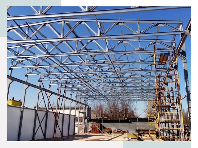 Строительство цехов в Малоярославец от 621 руб. под ключ