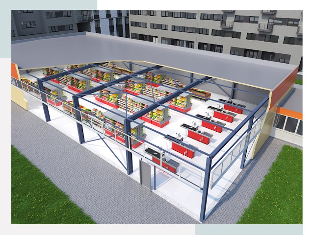 Строительство магазинов в Малоярославец от 621 руб. за м²