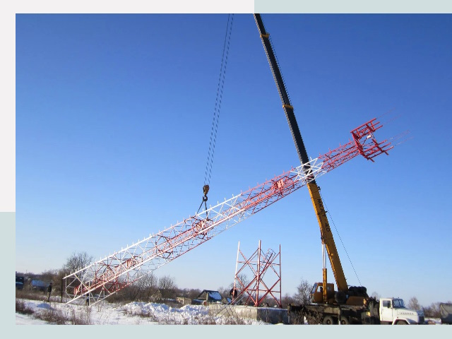 Строительство башен связи в Малоярославце от 621 руб.