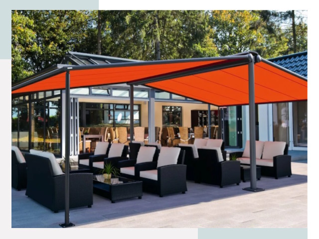 Навесы для кафе и ресторанов в Малоярославце