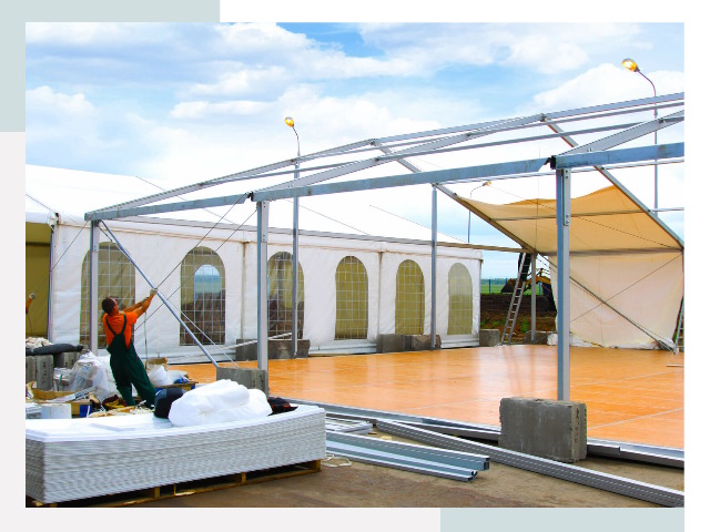 Быстро сборные шатры в Малоярославце