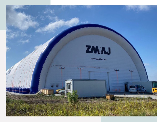 Брендирование ангаров в Малоярославце