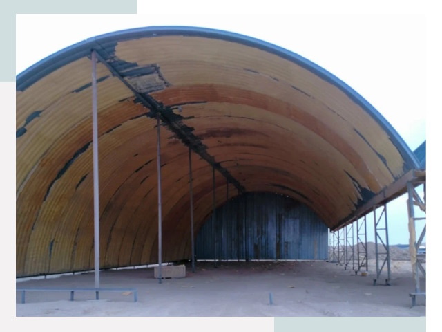 Реконструкция ангаров в Малоярославце