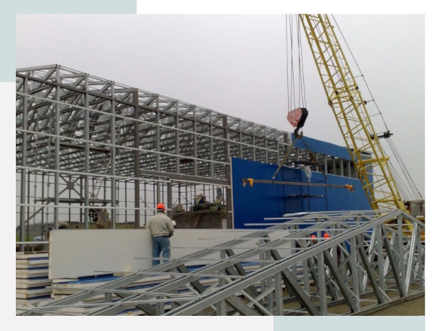 Монтаж ангаров в Малоярославце